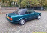 BMW 325i Cabrio E30 Lagunengrün Metallic Met Zwart Leder 130000 Km 0