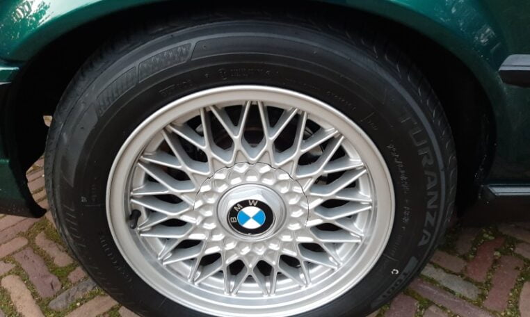 BMW 325i Cabrio E30 Lagunengrün Metallic Met Zwart Leder 130000 Km 0
