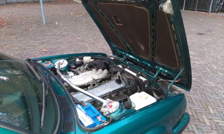 BMW 325i Cabrio E30 Lagunengrün Metallic Met Zwart Leder 130000 Km 0