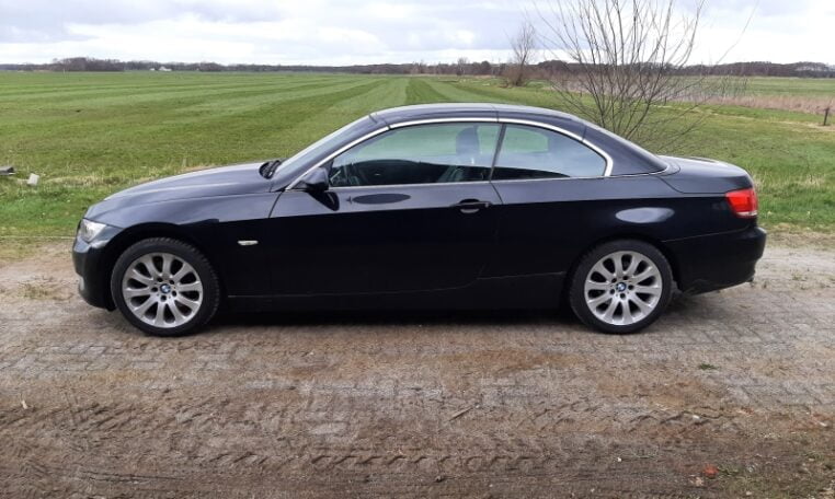 BMW 320i Cabrio E93 Zwart Met Zwart Leder 233000 Km 0