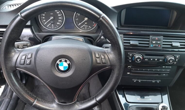 BMW 320i Cabrio E93 Zwart Met Zwart Leder 233000 Km 0