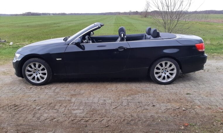 BMW 320i Cabrio E93 Zwart Met Zwart Leder 233000 Km 0