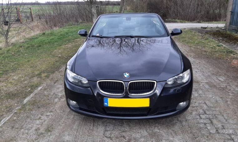 BMW 320i Cabrio E93 Zwart Met Zwart Leder 233000 Km 0
