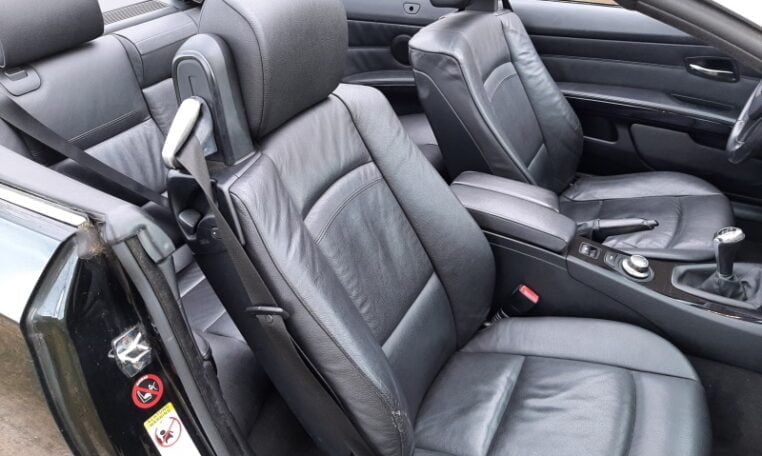 BMW 320i Cabrio E93 Zwart Met Zwart Leder 233000 Km 0