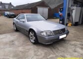 Mercedes Benz 500 SL 129 Zilvergrijs Met Bordeaux Rood Leder Silberpfeil 149000 Km 0
