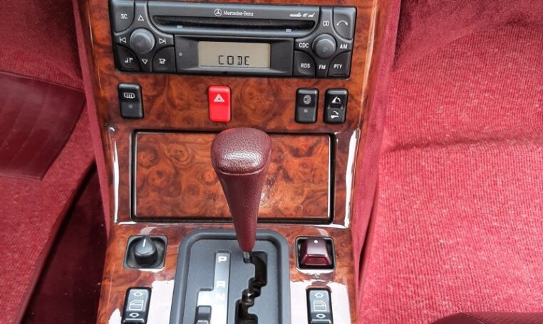 Mercedes Benz 500 SL 129 Zilvergrijs Met Bordeaux Rood Leder Silberpfeil 149000 Km 0
