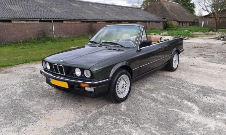 BMW 325i Cabrio E30 Automaat Malachitgroen Met Beige Leder 334000 Km 0