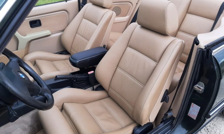 BMW 325i Cabrio E30 Automaat Malachitgroen Met Beige Leder 334000 Km 0