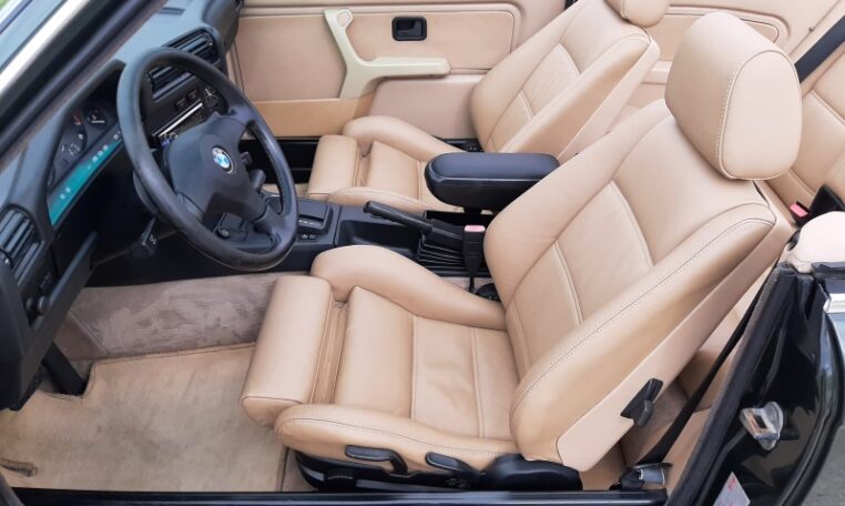 BMW 325i Cabrio E30 Automaat Malachitgroen Met Beige Leder 334000 Km 0