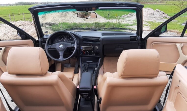BMW 325i Cabrio E30 Automaat Malachitgroen Met Beige Leder 334000 Km 0