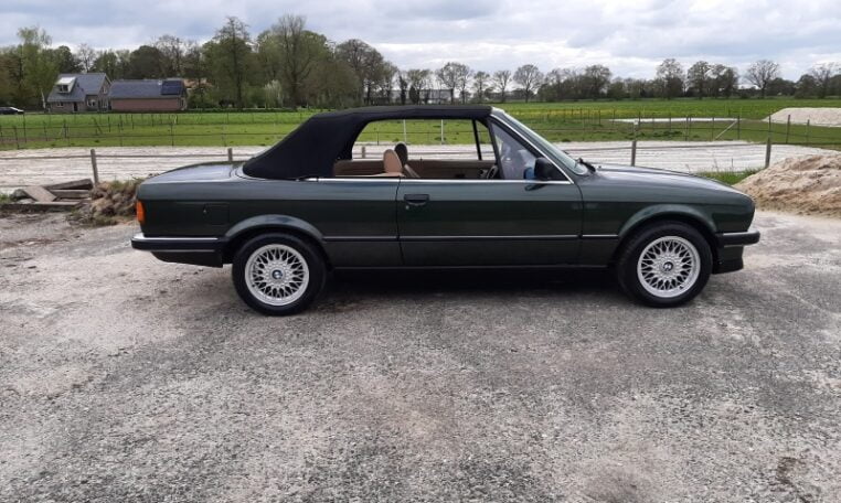 BMW 325i Cabrio E30 Automaat Malachitgroen Met Beige Leder 334000 Km 0