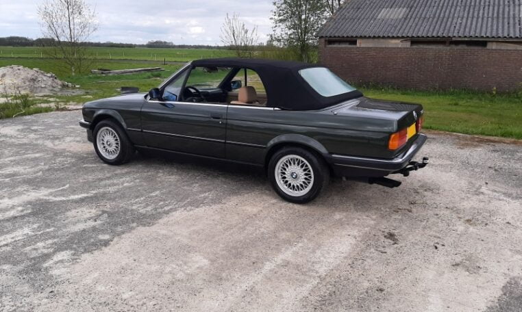 BMW 325i Cabrio E30 Automaat Malachitgroen Met Beige Leder 334000 Km 0