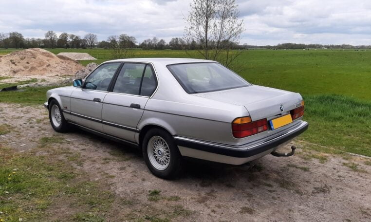 BMW 735i Sterlingsilber Metallic Met Zwart Leder 119000 Km 0