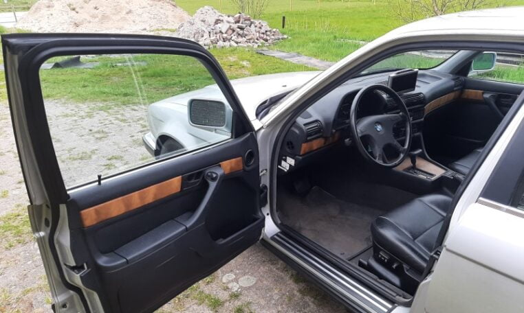 BMW 735i Sterlingsilber Metallic Met Zwart Leder 119000 Km 0