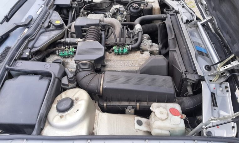 BMW 735i Sterlingsilber Metallic Met Zwart Leder 119000 Km 0