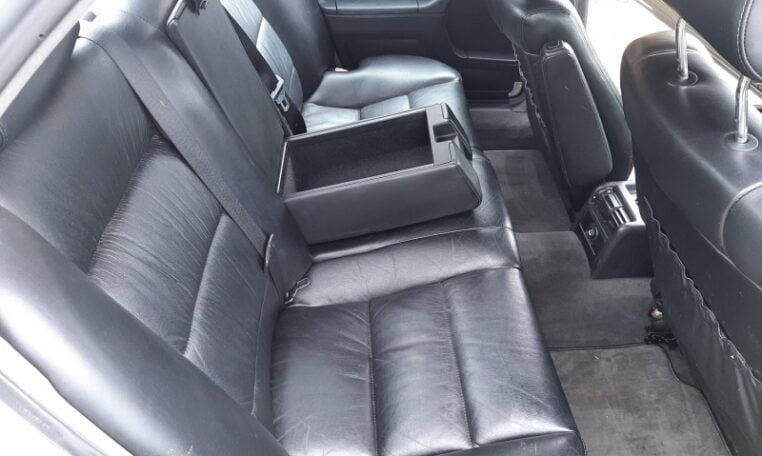 BMW 735i Sterlingsilber Metallic Met Zwart Leder 119000 Km 0