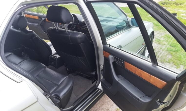 BMW 735i Sterlingsilber Metallic Met Zwart Leder 119000 Km 0