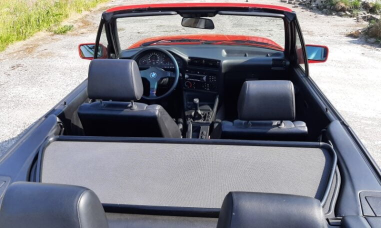 BMW M3 Cabrio E30 Brilliantrot Met Zwart Leder 140000 Km 0