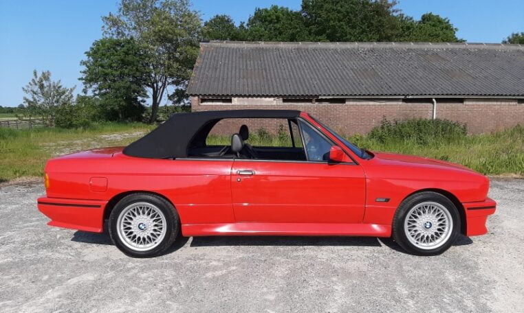 BMW M3 Cabrio E30 Brilliantrot Met Zwart Leder 140000 Km 0