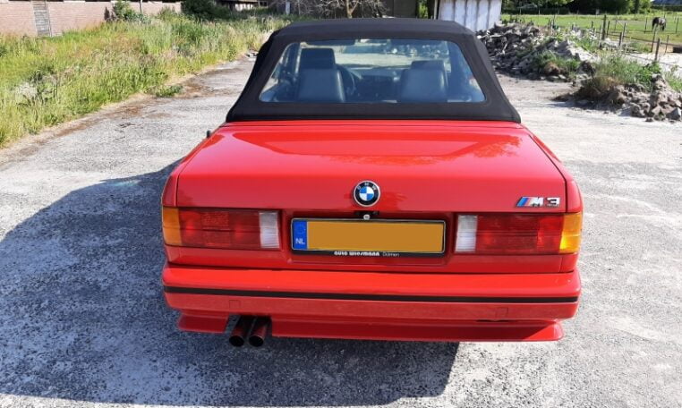 BMW M3 Cabrio E30 Brilliantrot Met Zwart Leder 140000 Km 0
