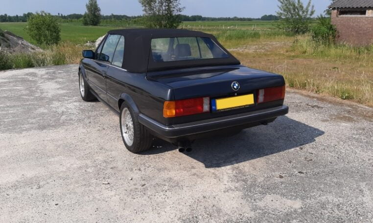 BMW 320i Cabrio E30 2,7 Liter Diamantzwart Met Beige Leder 148000 Km 0
