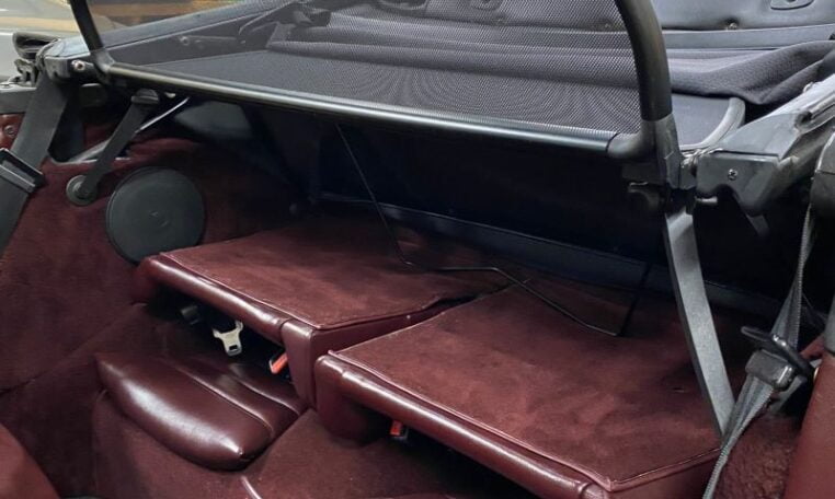 Porsche 911 Cabrio Grijs Metallic Met Bordeaux Rood Leder 115000 Km 0