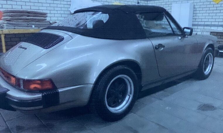 Porsche 911 Cabrio Grijs Metallic Met Bordeaux Rood Leder 115000 Km 0
