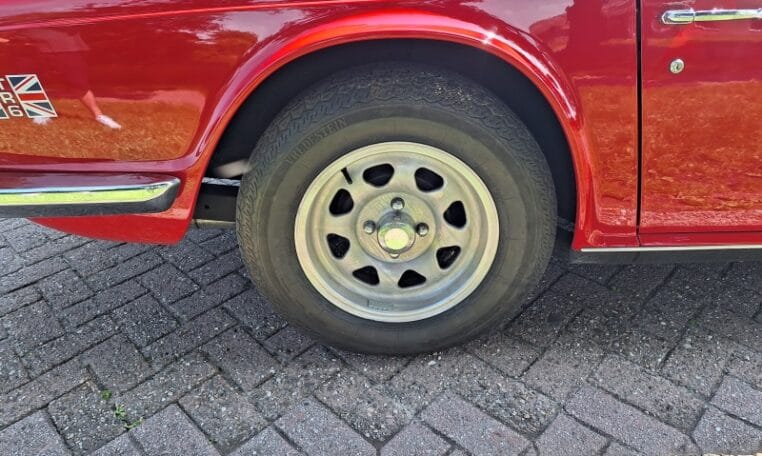 Triumph TR6 Rood Met Zwart Interieur 43000 Km 0
