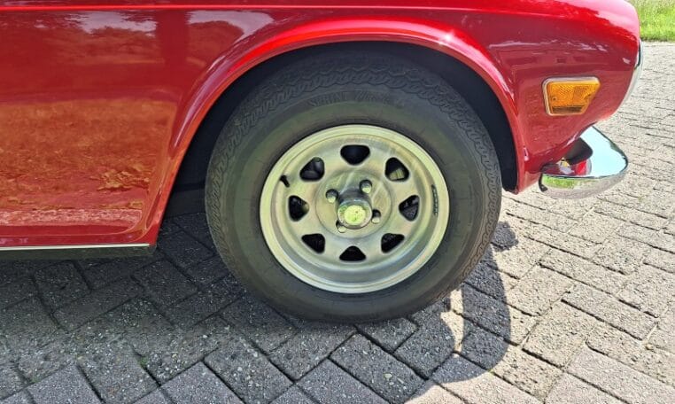 Triumph TR6 Rood Met Zwart Interieur 43000 Km 0