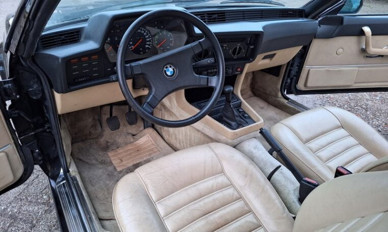 BMW 635 CSI Zwart Met Beige Leder 178000 Km Comfortstoelen 0