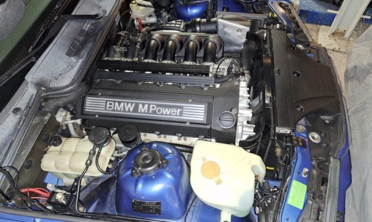 BMW M3 Cabrio E36 Estorilblauw Met Zwart Leder 154000 Km 0