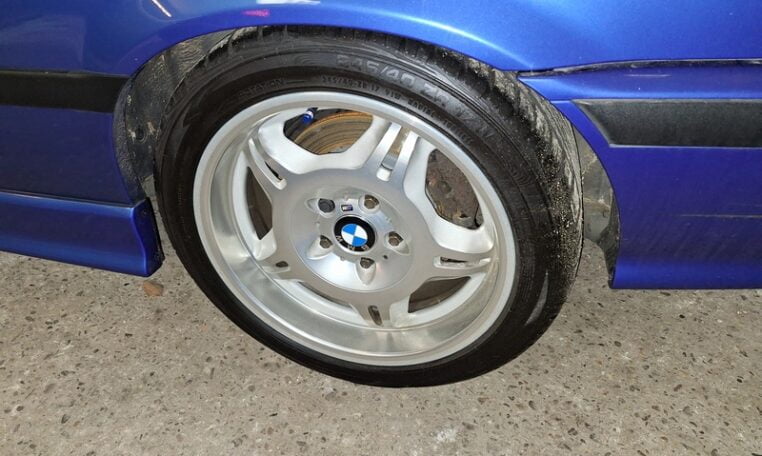 BMW M3 Cabrio E36 Estorilblauw Met Zwart Leder 154000 Km 0