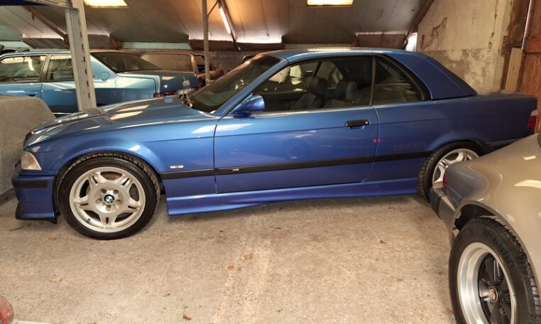 BMW M3 Cabrio E36 Estorilblauw Met Zwart Leder 154000 Km 0