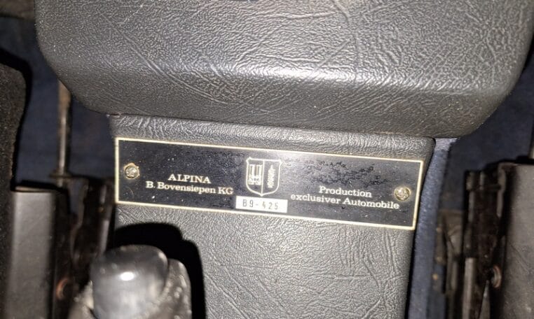 Alpina B9 3.5 Blauw Met Alpina Bruin Stof Interieur 170000 Km 0