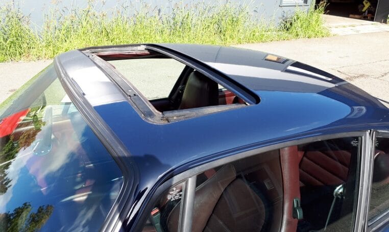 Porsche 911 Coupé Donkerblauw Met Bordeaux Rood Leder 90000 Km 0