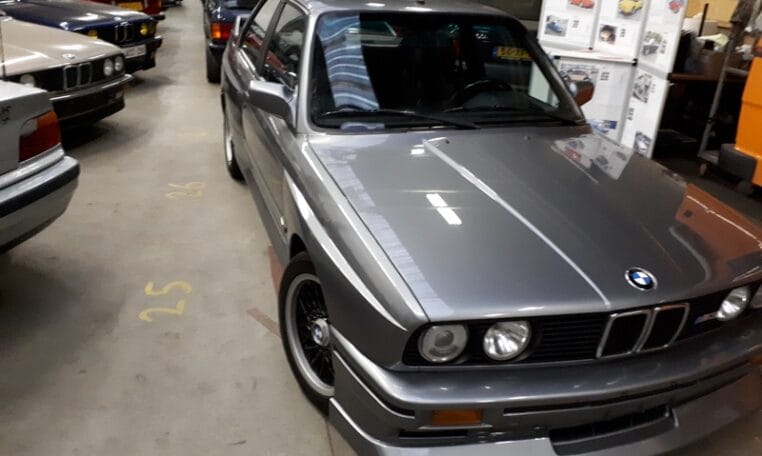 BMW M3 E30 Cecotto Zilvergrijs Met Zwart Leder 87000 Km 0
