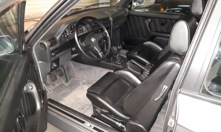 BMW M3 E30 Cecotto Zilvergrijs Met Zwart Leder 87000 Km 0