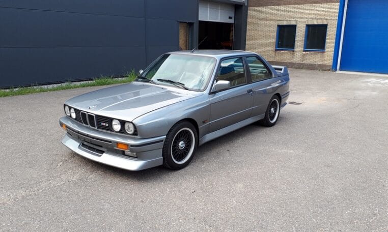 BMW M3 E30 Cecotto Zilvergrijs Met Zwart Leder 87000 Km 0