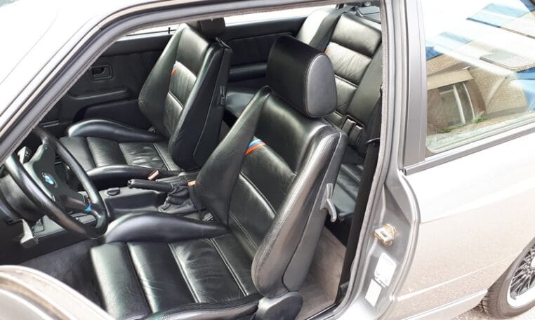 BMW M3 E30 Cecotto Zilvergrijs Met Zwart Leder 87000 Km 0