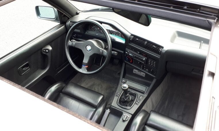 BMW M3 E30 Cecotto Zilvergrijs Met Zwart Leder 87000 Km 0