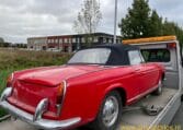 Fiat 1200 Cabriolet Rood Met Zwart Leder 0