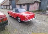 Fiat 1200 Cabriolet Rood Met Zwart Leder 0