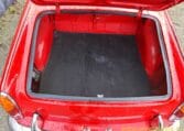 Fiat 1200 Cabriolet Rood Met Zwart Leder 0