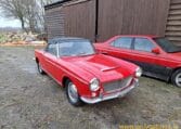 Fiat 1200 Cabriolet Rood Met Zwart Leder 0