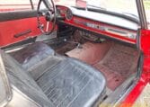 Fiat 1200 Cabriolet Rood Met Zwart Leder 0
