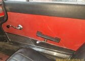 Fiat 1200 Cabriolet Rood Met Zwart Leder 0