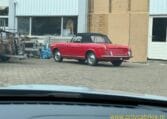 Fiat 1200 Cabriolet Rood Met Zwart Leder 0