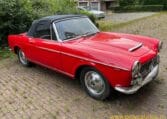 Fiat 1200 Cabriolet Rood Met Zwart Leder 0