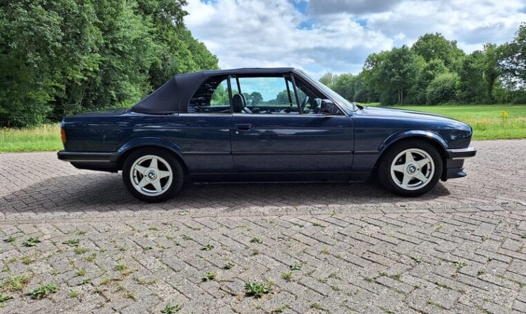 BMW 320i Cabrio E30 Royalblauw Met Blauw Leder 276000 Km 0