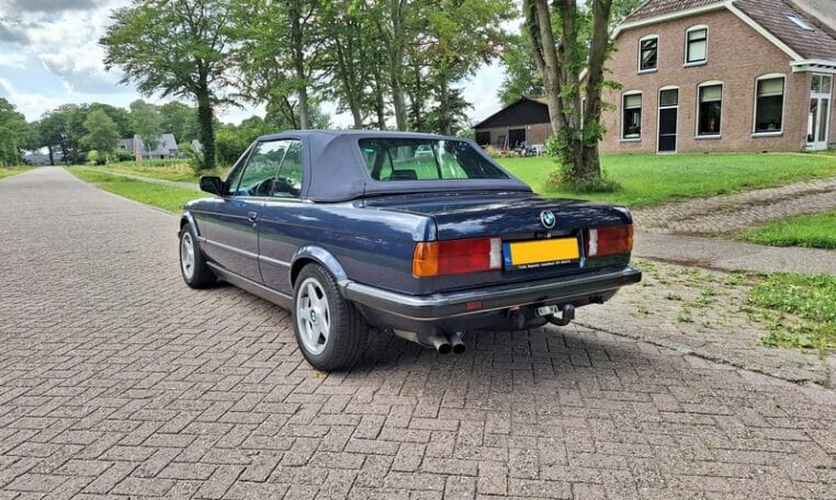 BMW 320i Cabrio E30 Royalblauw Met Blauw Leder 276000 Km 0